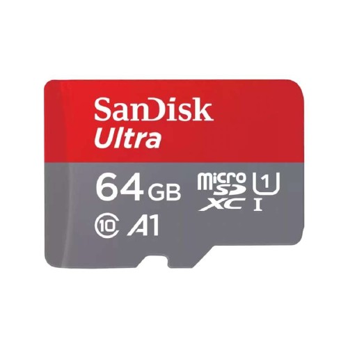 ΚΑΡΤΑ ΜΝΗΜΗΣ SD SANDISK MICRO SDSQUAB-064G-GN6MA ULTRA 64GB + ADAPTER 140MB/s